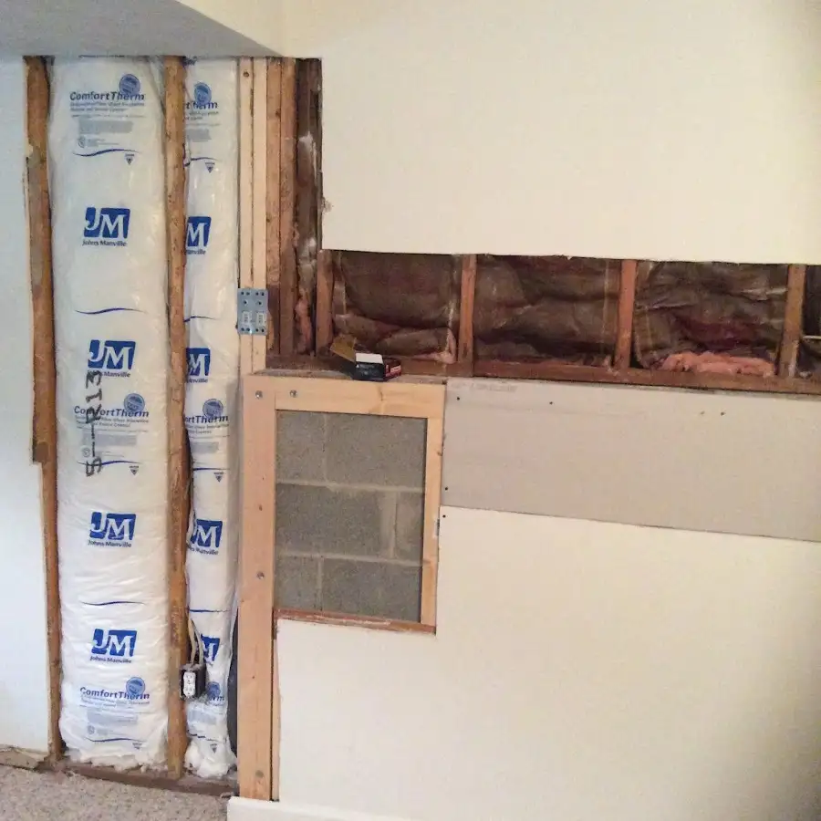 Wall insulation replacement during Odor Removal & Deodorization in Coachella